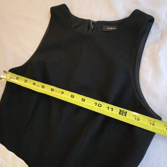 Cyntha Steffe Pia Dress Black & White Midi Classic Minimalist Chic - Picture 6 of 11